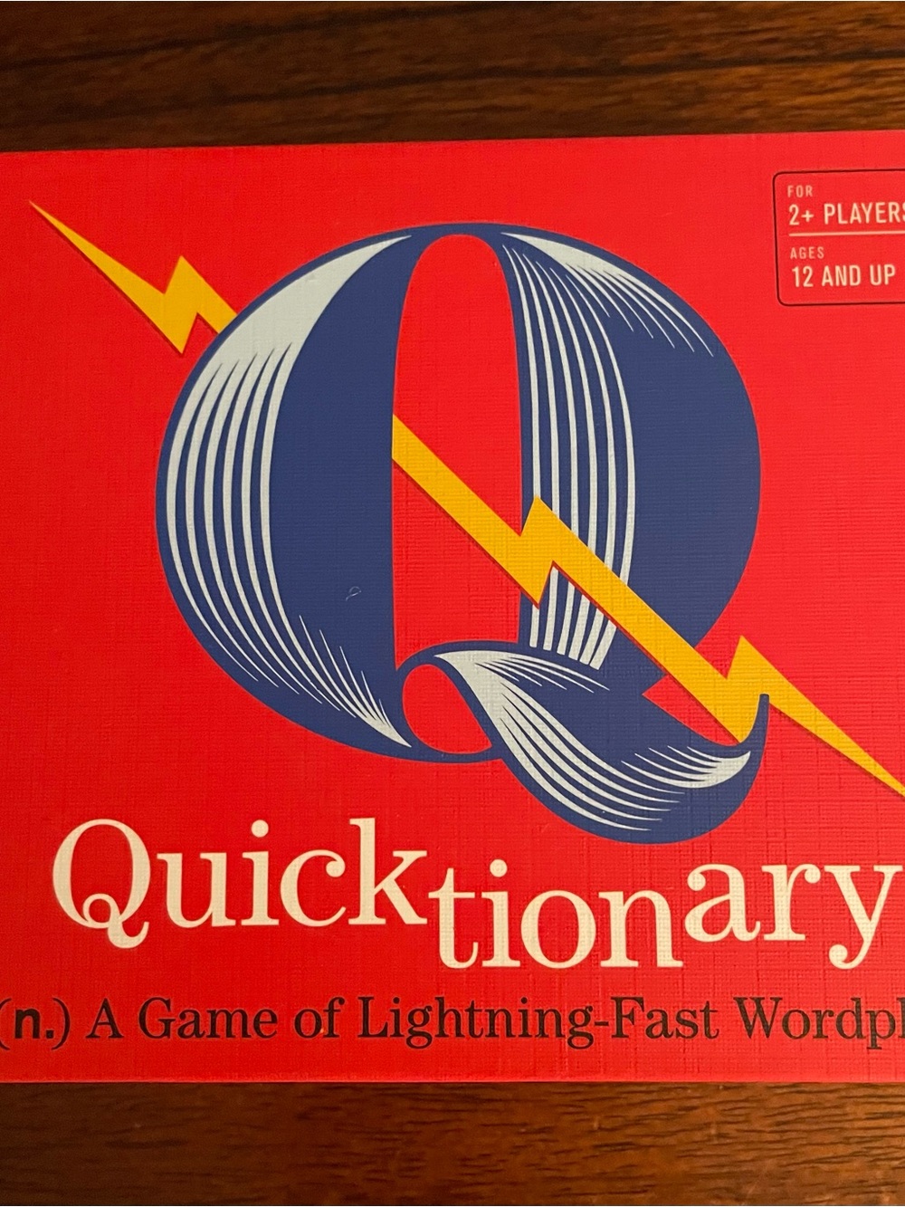 Quicktionary Word Game